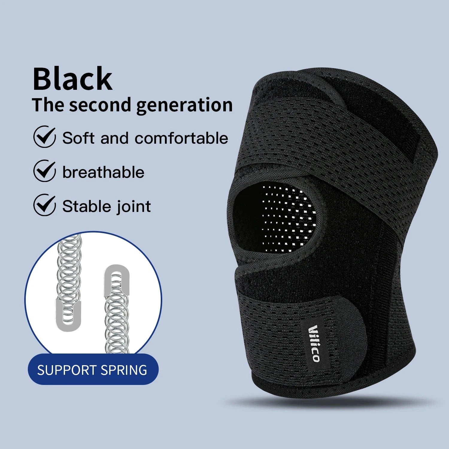 1PC Sports Kneepad Men Women Pressurized Elastic Knee Pads Arthritis Joints Protector Fitness Gear Volleyball Brace Protector Zen Fit Plus