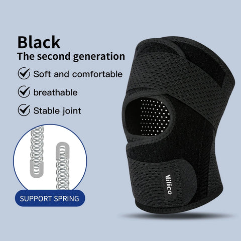 1PC Sports Kneepad Men Women Pressurized Elastic Knee Pads Arthritis Joints Protector Fitness Gear Volleyball Brace Protector Zen Fit Plus
