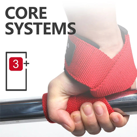 Weightlifting Straps 1 Pair Lifting Wrist Anti-Slip Silicone Strength Training Strap Deadlifts Crossfit Hand Grips Wrist Support Zen fit plus