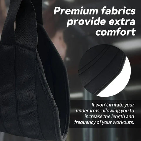 Fitness AB Sling Straps Suspension Rip-Resistant Heavy Duty A Pair for Pull Up Bar Hanging Leg Raiser Gym Home Fitness Equipment Zen Fit Plus