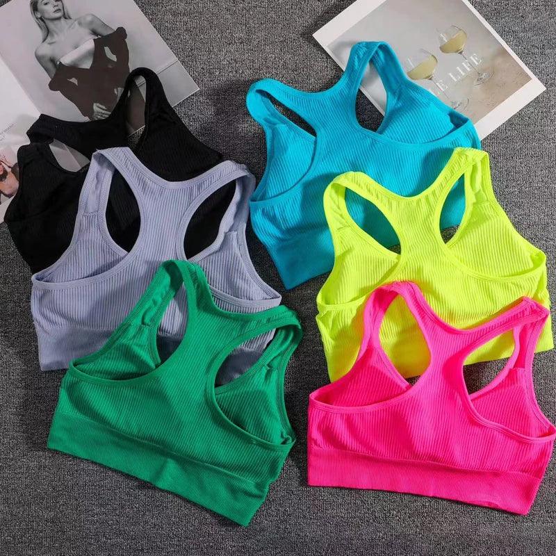 Women Sports Bra Top Push Up Fitness Yoga Bra Underwear Sport Tops For Women Breathable Running Vest Gym Wear Female Underwear - Zen Fit Plus
