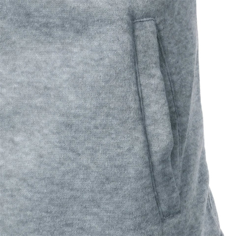 Men's casual sports zipper stand up collar jacket, men's solid color top - Zen Fit Plus