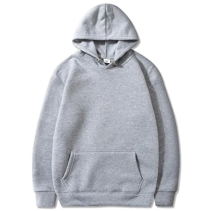 Men's and Women's Solid Color Pocket Hoodies Sports Fitness Sweatshirts Fashionable Casual Pullovers Multi Color Zen fit plus