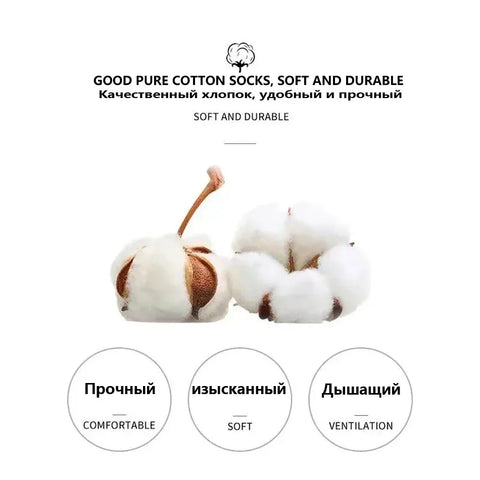 10 Pairs Men's Cotton Socks New Style Black Business Men Socks Soft Breathable Summer Winter for Male Socks Plus Size 38-47 - Zen Fit Plus