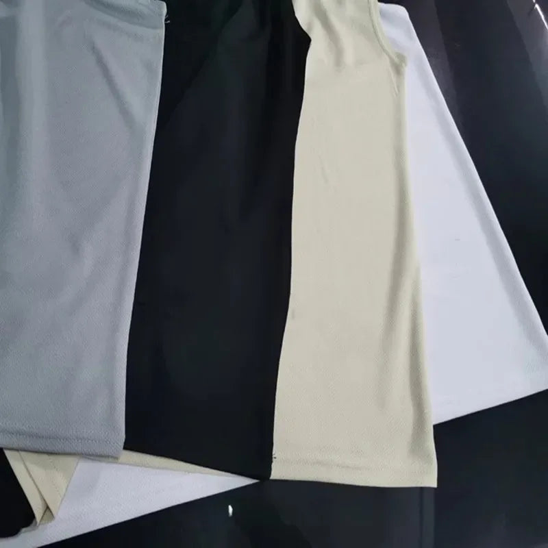 Summer Fitness Sports Tank Top Men's Breathable Loose Fit Training Sleeveless T-shirt Quick Drying vest male Fitness Clothing - Zen Fit Plus