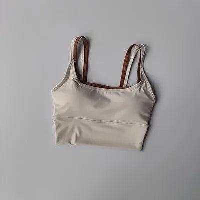 Shockproof Sports Bra for Women Slim Elastic Fitness Underwear  Gym Breathable Yoga Crop Top Sportswear Zen fit plus