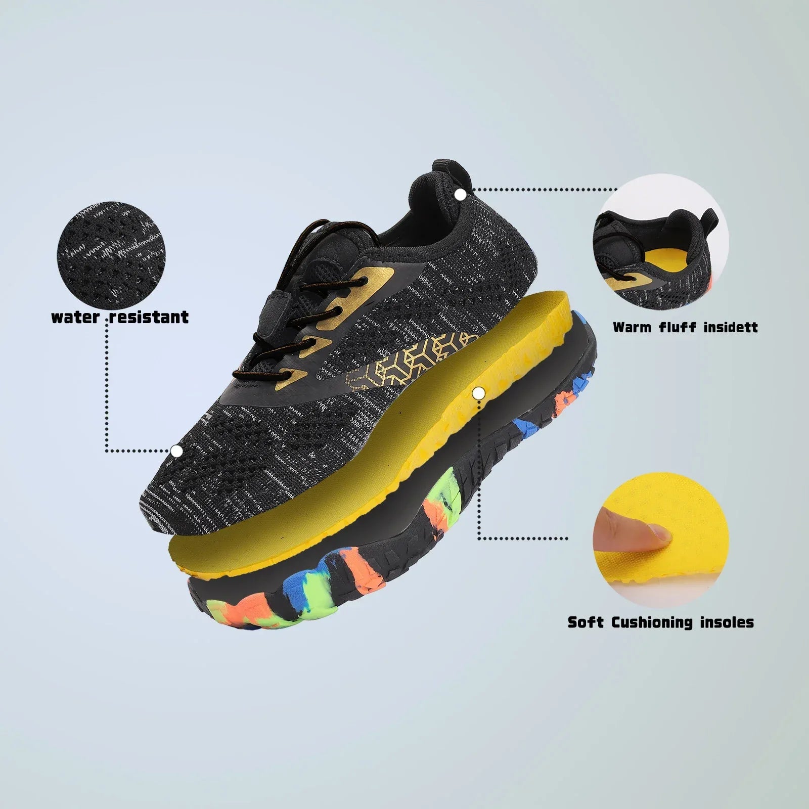 Kids Aqua Shoes Quick Dry Beach Barefoot Water Shoes Boy Girl Drainage Swim Sandals Diving Boating Surfing Sports Wading Sneaker - Zen Fit Plus