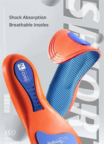 Sport Orthopedic Insoles for Feet Men Women EVA Breathable Shock Absorption Shoes Insole for Running Basketball Sport Care Pads - Zen Fit Plus