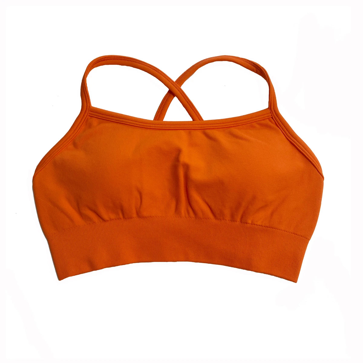 Dynamic Backless Sports Bra Women Seamless Yoga Top Bra Medium Support Padded Gym Crop Top Stretchy Fitness Sports Top Zen fit plus
