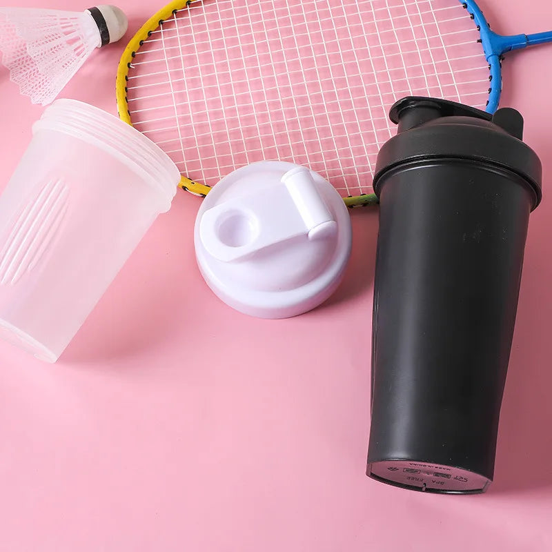 Shaker Bottles Sport Water Cups Whey Protein Powder Mixer Bottle Fitness Gym Shaker Outdoor Portable Plastic Drink Cup Zen fit plus