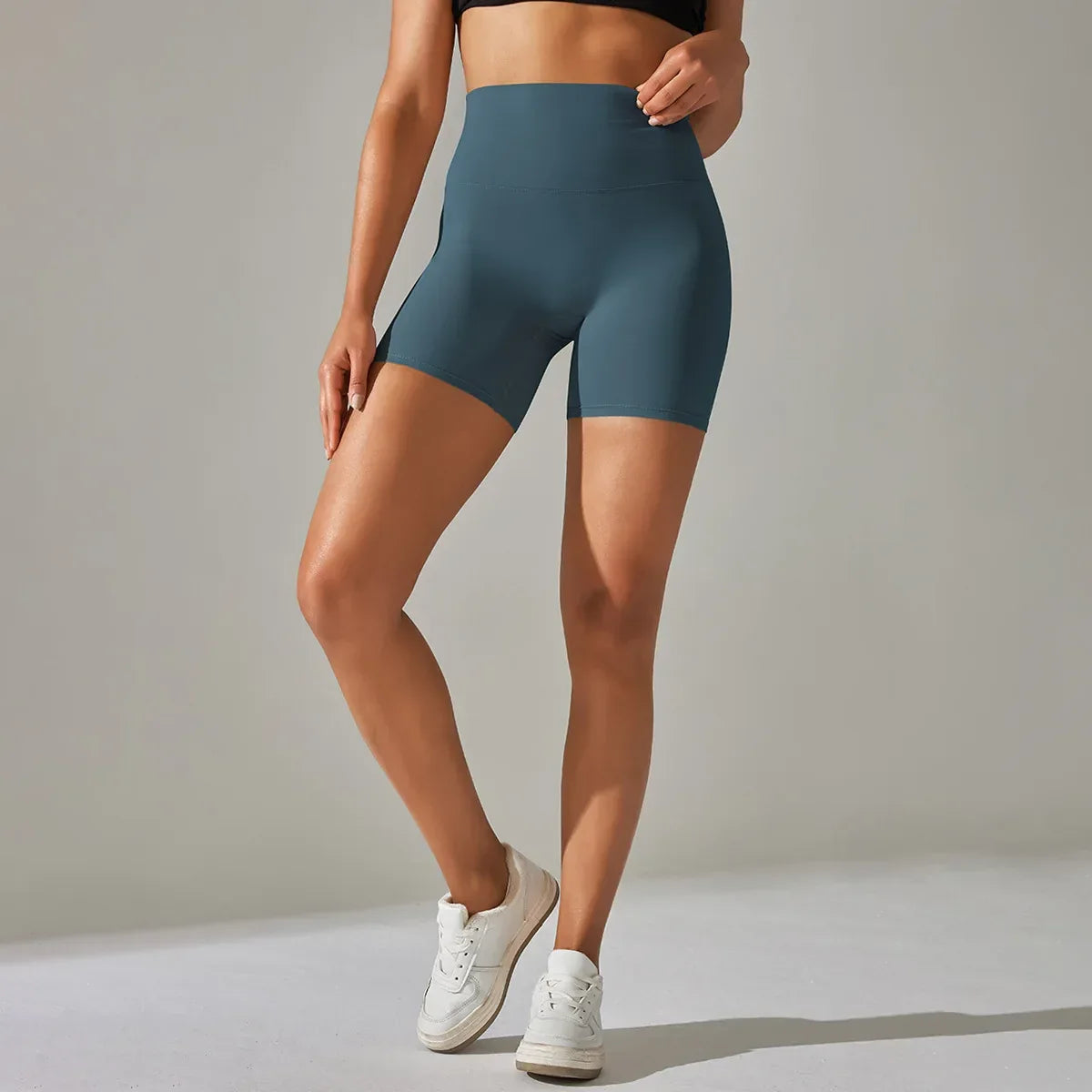 Yoga Shorts Women Fitness Shorts Running Cycling Shorts Breathable Sports Leggings High Waist Summer Workout Gym Shorts - Zen Fit Plus