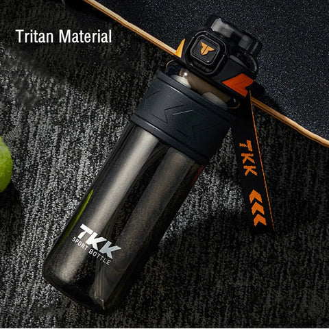 1000ML High Quality Tritan Material Sport Water Bottle With Straw Leak-Proof Durable Gym Fitness Outdoor Drinking Bottle Zen fit plus