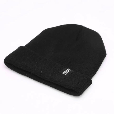 Letter True 10 Colors Casual Beanies for Men Women Fashion Knitted Winter Hat Solid Hip-hop Skullies Hat Bonnet Unisex Cap Zen Fit Plus