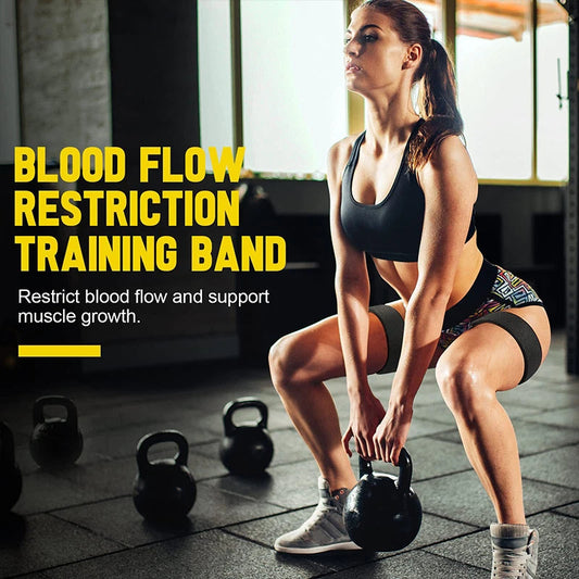 Blood Flow Restriction Bands Exercise Elastic Straps for Occlusion Training Heavy Workouts Help Increase hips Leg Muscle Mass ﻿ Zen fit plus
