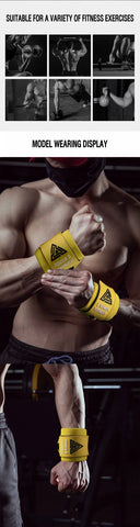 Premium Wrist Support Fitness Wristbands Protect Your Wrist During GYM Workouts Ideal for Intense Bench Press Deadlift - Zen Fit Plus