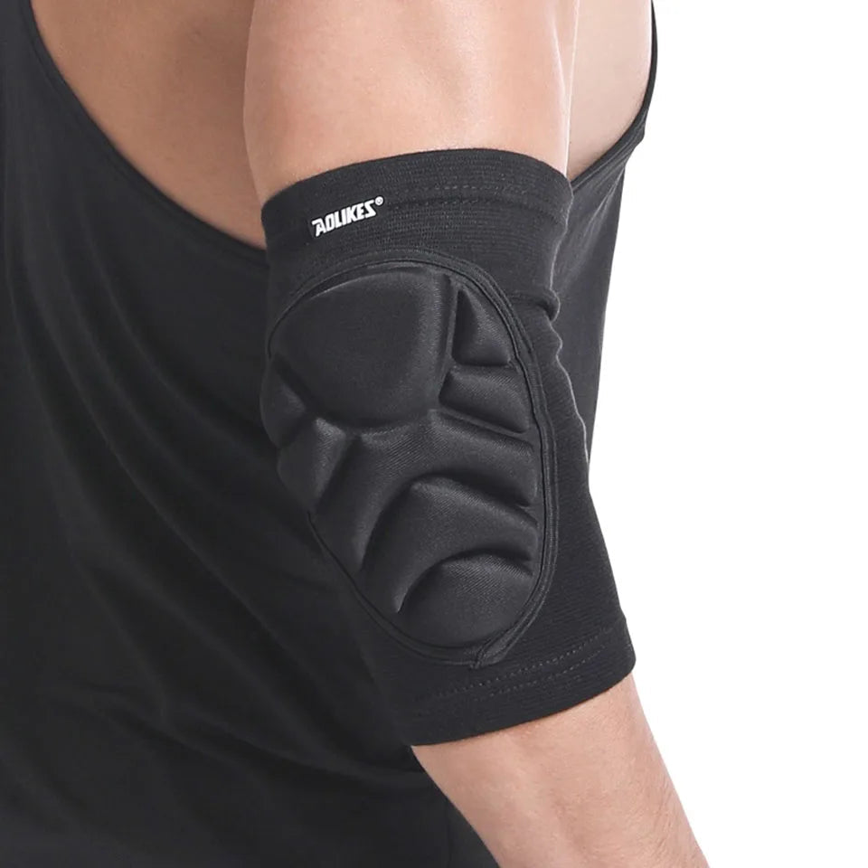 AOLIKES 1 Pair Foam Elbow Pads Anti-collision Sports Roller Skating Anti-fall Volleyball Riding Street Dance Elbow Protector Zen fit plus