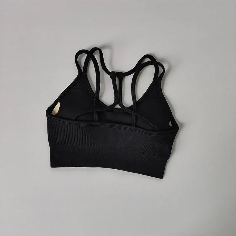 Sports underwear women's running shockproof summer quick drying back fitness bra vest professional training Yoga bra - Zen Fit Plus