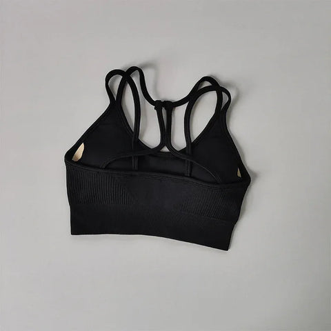 Sports underwear women's running shockproof summer quick drying back fitness bra vest professional training Yoga bra - Zen Fit Plus
