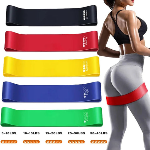 Resistance Loop Exercise Band Exercise Bands for Home Fitness Stretching Strength Training Physical Therapy Elastic Workout Band Zen fit plus
