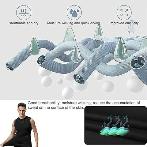 Men's Running Compression Shirts Short Sleeve Sport Gym Tees Fitness Quick Dry Sweatshirt Jogging Tracksuit Athletic Shirt Tops - Zen Fit Plus