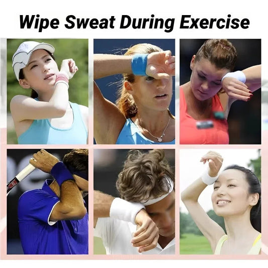 8×10CM Towel Sports Wristbands Tennis Sweat Bands Wrist Guard For Basketball Volleyball padel Fitness Sweatbands Wrap Padel Cuf Zen Fit Plus