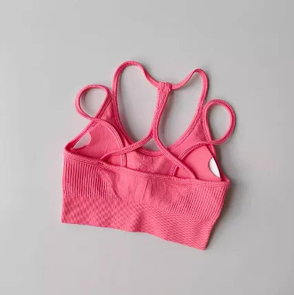 Sports underwear women's running shockproof summer quick drying back fitness bra vest professional training Yoga bra Zen fit plus