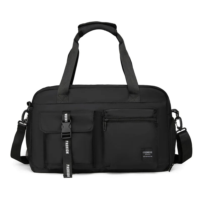 Large Fitness Bag Sports Handbag Women Dry Wet Shoes Pocket Single Shoulder Crossbody Swimming Yoga Gym Travel Backpack Duffel Zen fit plus