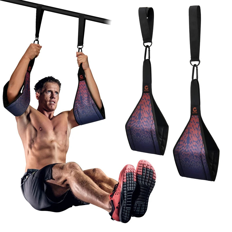 Adjustable Arm Hanging Ab Straps for Pull Up Bar Abdominal Muscle Building Core Strength Training Leg Raise Strap Home Gym Zen fit plus