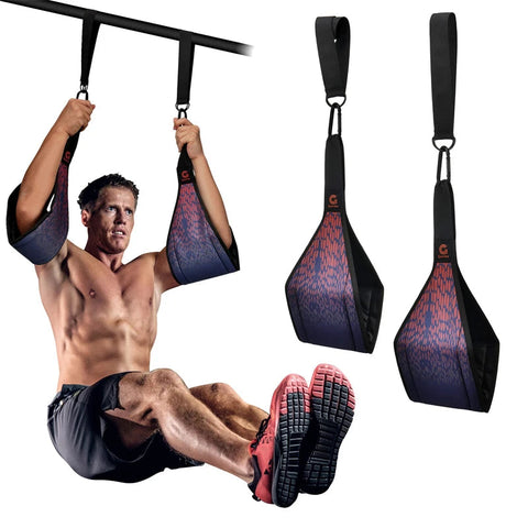 Adjustable Arm Hanging Ab Straps for Pull Up Bar Abdominal Muscle Building Core Strength Training Leg Raise Strap Home Gym Zen fit plus