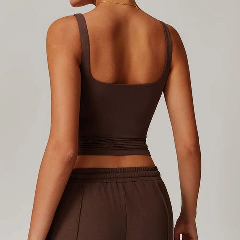 Breathable Sports Bra Anti-Sweat Fitness Top Women Yoga Bra Shockproof Crop Top Push Up High Strength Sport Bra Gym Workout Top Zen Fit Plus