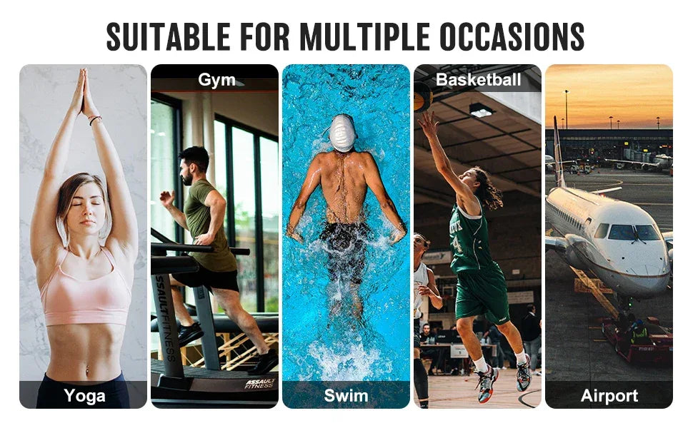 Likros Sports Gym Bag Travel Duffel Bag with Shoes Compartment for Men Women 40L Lightweight Foldable Duffel Bag Workout Bag - Zen Fit Plus