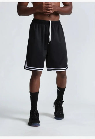 Summer Sports Shorts Men's Casual Five-point Pants Trend Loose Basketball Outer Wear Big Pants Pants Mesh Thin Section - Zen Fit Plus