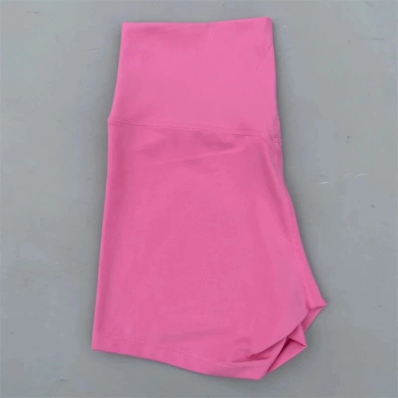 Solid Color tight Women Fitness Sport Short High Waist Yoga Short Legging Squatting Proof Comprehensive Training Jog AthletiC Zen fit plus