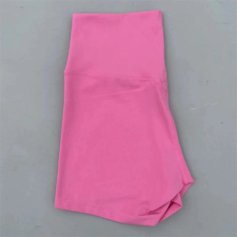 Solid Color tight Women Fitness Sport Short High Waist Yoga Short Legging Squatting Proof Comprehensive Training Jog AthletiC Zen fit plus