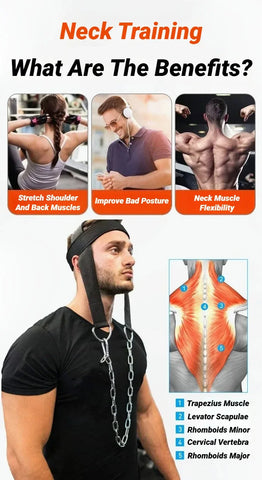 Head Neck Training Harness Body Strengh Exercise Cervical Spine Strap Adjustable Power Gym Fitness Weight Bearing Cap - Zen Fit Plus