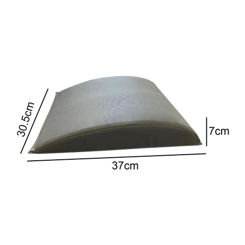 Ab Exercise Mat PU Leather Padded Abdominal Core Trainer Mat Curved Back Support Zen fit plus