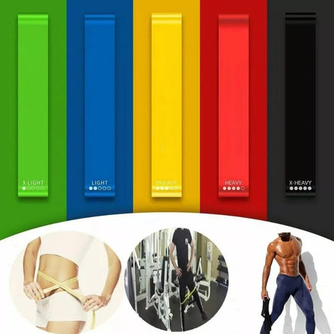 Various Color Yoga Sport Resistance Bands gym equipment TPE Home Fitness Elastic Bands Pilates strength training   workout Zen fit plus