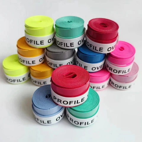 12Pcs Racket Overgrip Sweat Band Absorption Tennis Badminton Racket Hand Glue Tennis Grip Pu Non Slip Overgrip Fishing Rods Grip Zen Fit Plus