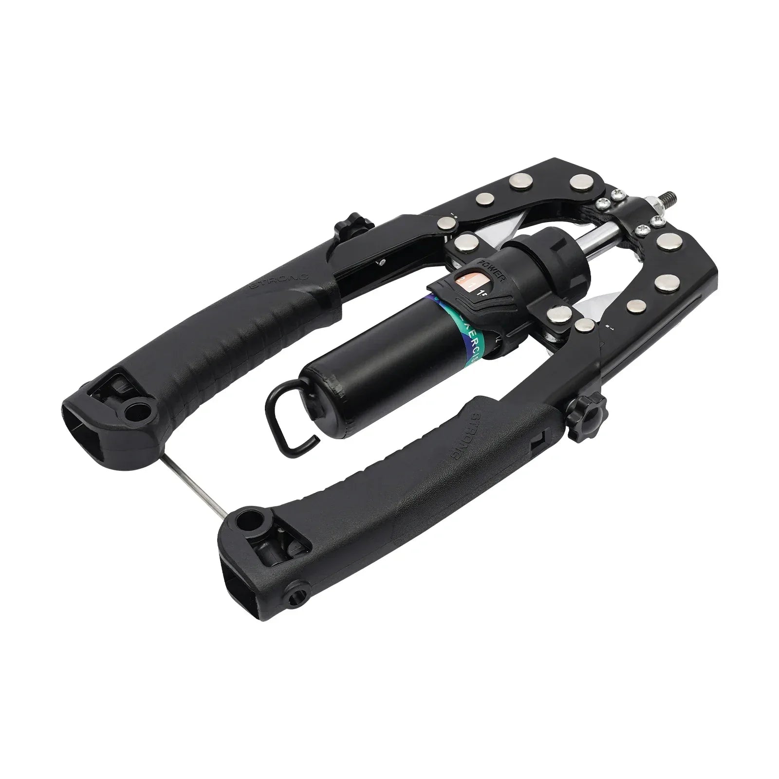 Hydraulic Power Twister Spin Button Arm Blaster Forearm Workout Equipment Adjustable 22-440lbs for Arms, Legs, Biceps, etc - Zen Fit Plus