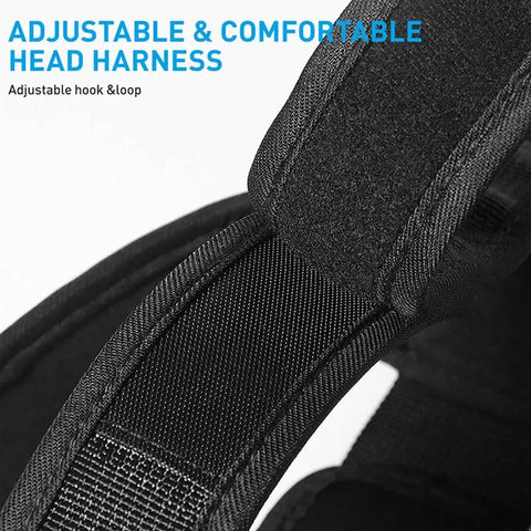Head Neck Training Head Harness Body Strengh Exercise Strap Adjustable Neck Power Training Gym Fitness Weight Bearing cap - Zen Fit Plus