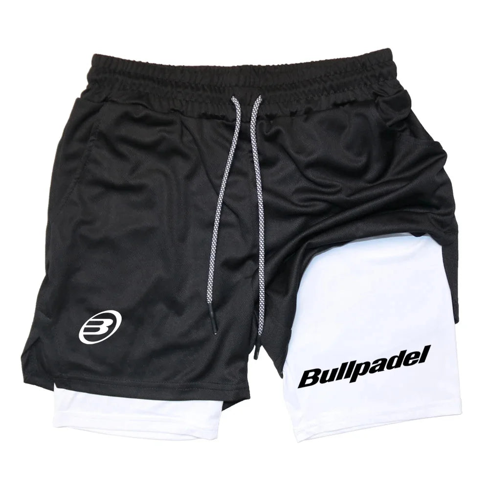 New Men's Padel Sport Shorts Summer Male Breathable Tennis Shorts Quick-Drying Badminton Trousers Outdoor Running Sportwear Zen fit plus