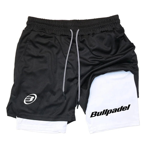 New Men's Padel Sport Shorts Summer Male Breathable Tennis Shorts Quick-Drying Badminton Trousers Outdoor Running Sportwear Zen fit plus