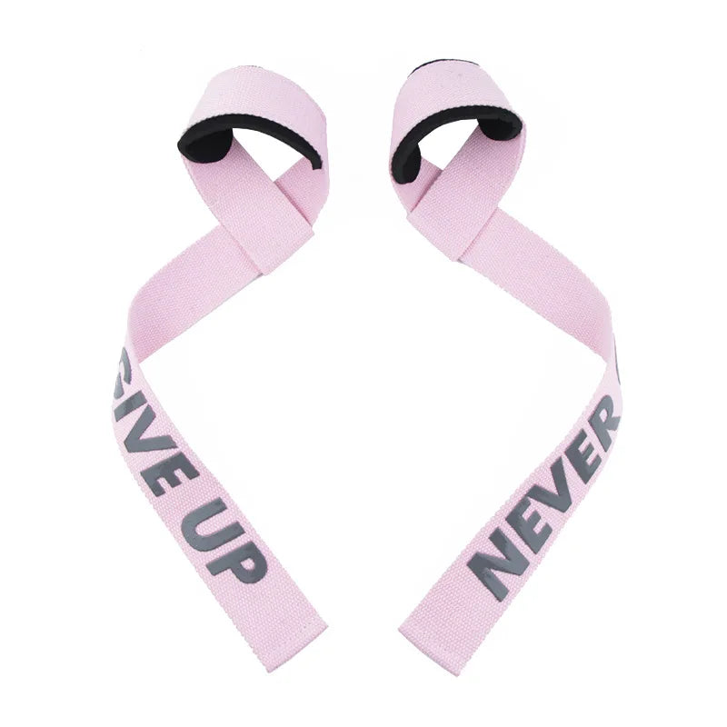 1Pair Non-slip Strap Gym Dumbbell Workout Weights Lifting Straps Crossfit Fitness Equipment Wrist Wrap Lift Exercise Training Zen fit plus