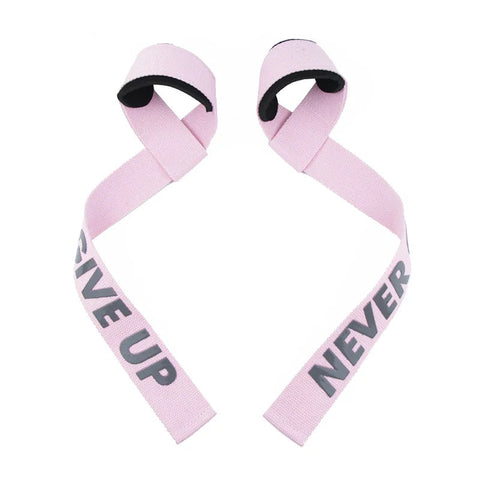 1Pair Non-slip Strap Gym Dumbbell Workout Weights Lifting Straps Crossfit Fitness Equipment Wrist Wrap Lift Exercise Training Zen fit plus