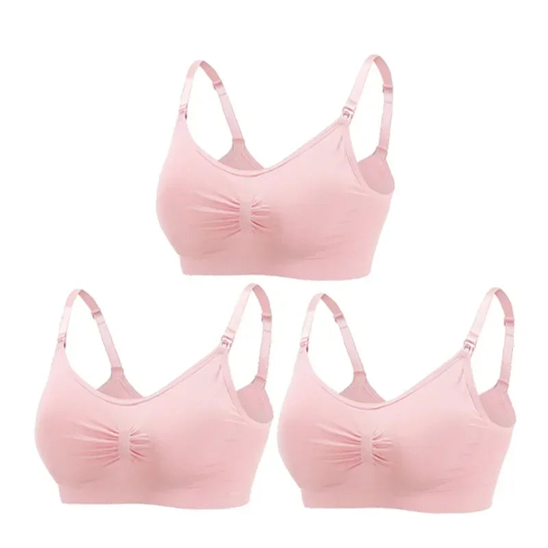 3PC/lot Maternity Nursing Bras Cotton Breastfeeding Pregnant Women Pregnancy Underwear Breast Feeding Bra Clothing Lactancia Zen Fit Plus