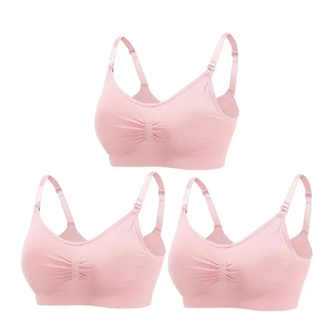 3PC/lot Maternity Nursing Bras Cotton Breastfeeding Pregnant Women Pregnancy Underwear Breast Feeding Bra Clothing Lactancia Zen Fit Plus