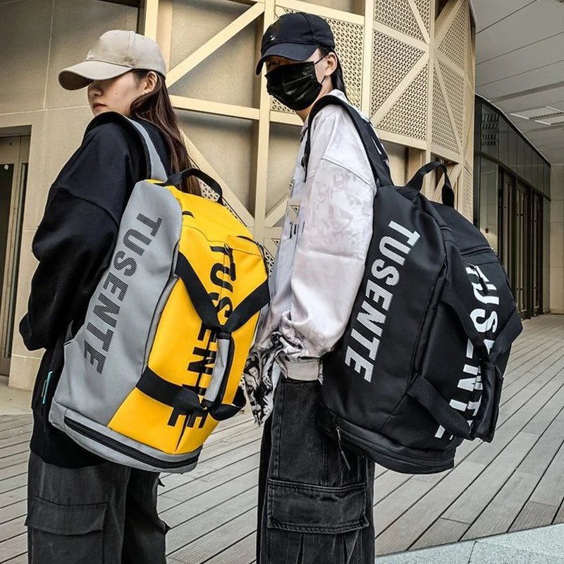 Large Capacity Sport Gym Bag Women Fitness Backpack Waterproof Multi-Functional Shoes Warehouse Travel Pack Sports Shoulder Bags Zen fit plus