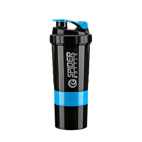 3 Layers Shaker Protein Bottle Powder Shake Cup Large Capacity Water Bottle Plastic Mixing Cup Body-Building Exercise Bottle Zen fit plus