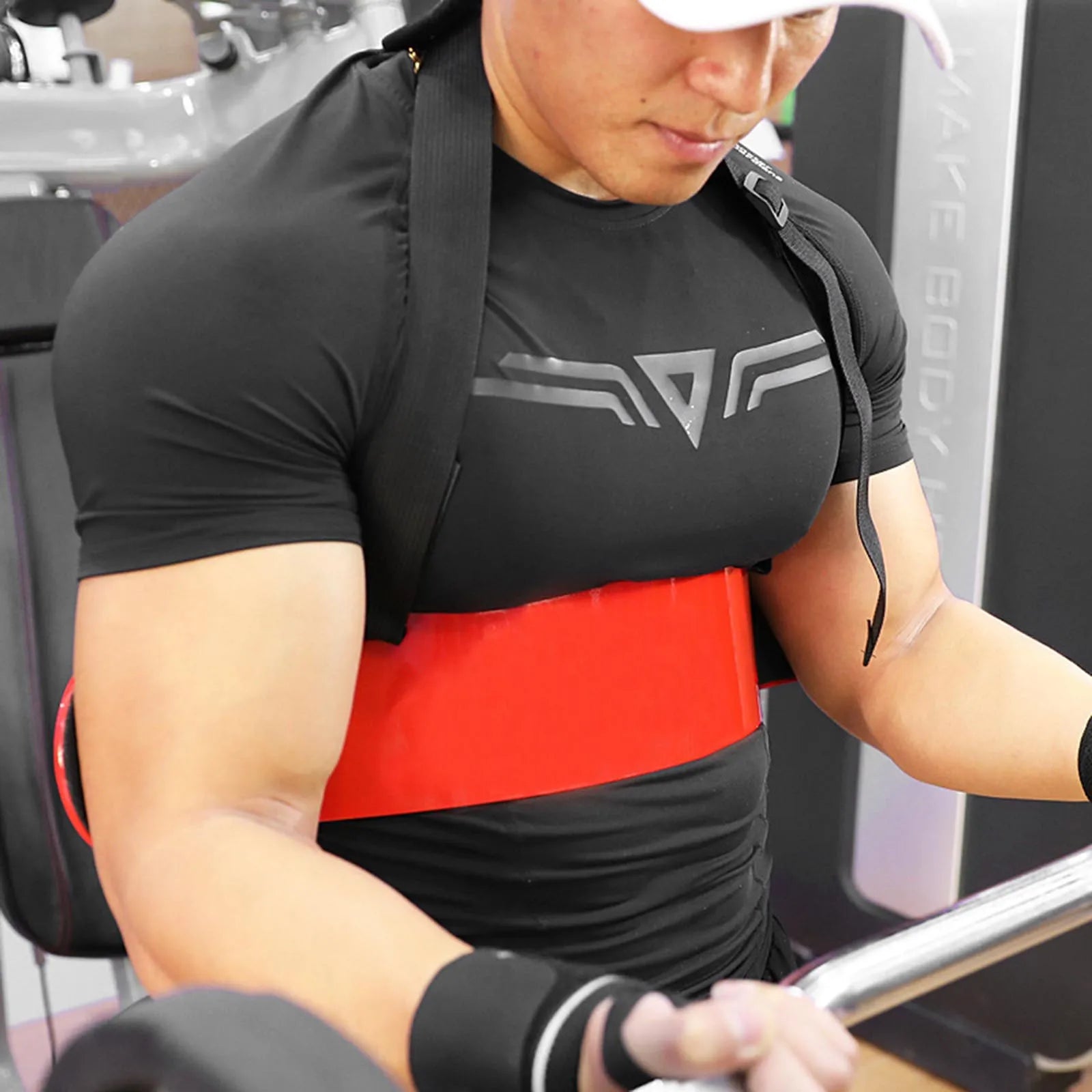 1pc Sport Arm Blaster for Curl Bar Arm Bicep Triceps Dumbbells & Barbells Bicep Isolator Strength Curling Muscle Body Build Zen Fit Plus