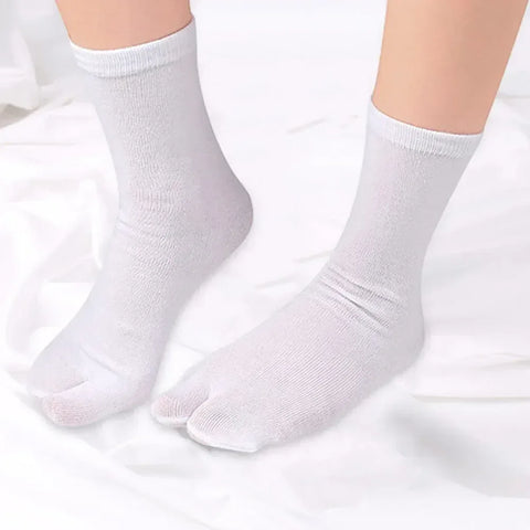 1-5PCS Women/Men Unisex Japanese Kimono Flip Flop Sandal Split Two Toes Sock Tabi Geta Cotton Socks New Arrival - Zen Fit Plus